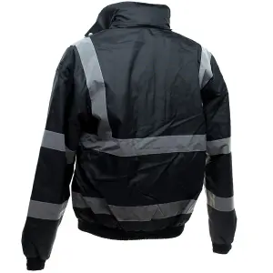 Yoko Mens Hi-Vis Bomber Jacket Quality Product