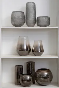 Interiors by Premier Raya Small Rounded Glass Vase