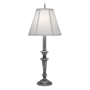 Elstead Lexington 1 Light Table Lamp Antique Nickel, E27