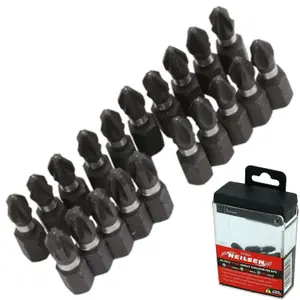 Neilsen 20pc Impact Bit Set Drill Driver Screwdriver Bits 25mm Pozi Drive