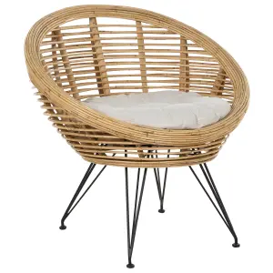 Garden Chair MARATEA Rattan Natural