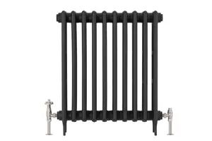 Arroll UK18 Brushed Angled Thermostatic Radiator valve