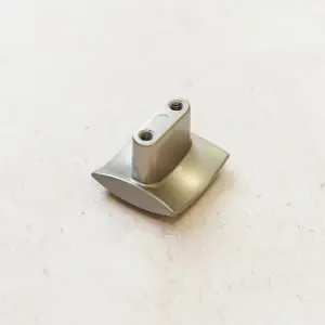 34mm Brushed Nickel Square Knob