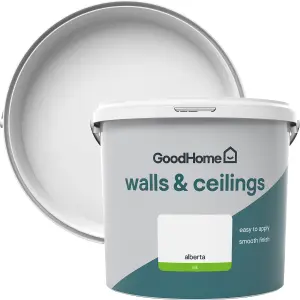 GoodHome Walls & ceilings Alberta Silk Emulsion paint, 5L