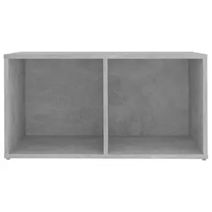 Berkfield TV Cabinets 2 pcs Concrete Grey 72x35x36.5 cm Engineered Wood