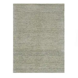 Milano Green Striped Medium Rug, (L)170cm x (W)120cm