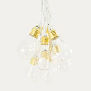 Lumify USB Solar Vintage Bulb Lights - Set Of 10