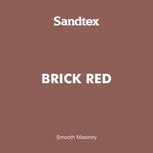 Sandtex Brick red Masonry paint, 5L