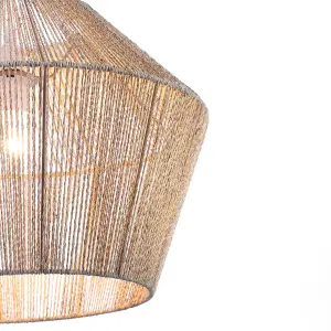 Litecraft Robbo Rattan Natural Lamp Shade