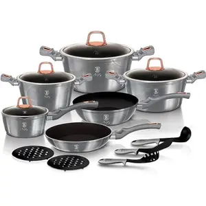 Berlinger Haus Moonlight Edition 15 Pieces Cookware Set GREY