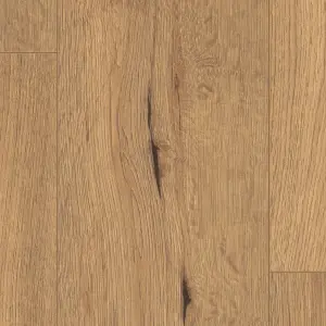 Fores Natural Oak Neutral Wood Effect 7mm Laminate Flooring For Home (All Room) & Contract Commercial Use 2.494 m²Per Pack