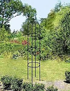 NEW GARDEN ARCH OBELISK METAL TRELLIS CLIMBER PLANT SUPPORT CLIMBING ROSES WAY