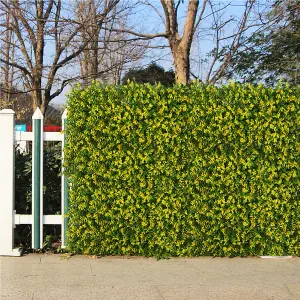 Artificial Plant Wall Panel Decoration Artificial Hedges Panels Leaf Lawn Wall Plant Greenery Panels for Indoor or Outdoor