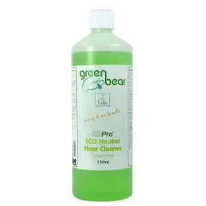 GBPro Eco Floor Cleaner (Concentrated) All Floor Surface Cleaner - accredited with EU Ecolabel Ingredients - 1L