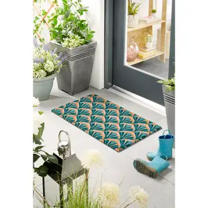 Deco Coir W45 x L75 cm Non-Slip Indoor Outdoor Door Mat