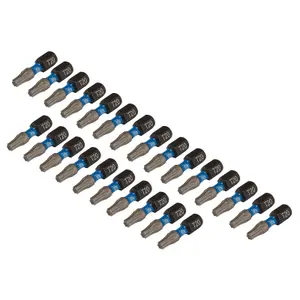 Draper Expert TX-STAR Impact Screwdriver Bits, T20 x 25mm, 1/4" Hex (Pack of 25) 05692