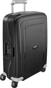 Samsonite S'cure - Spinner S Carry-On Luggage, 55 Cm, 34 L, Black (Black)