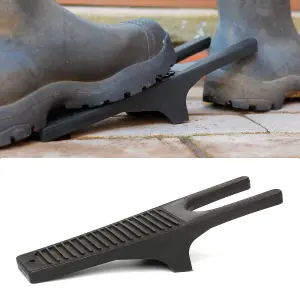 Black Plastic Boot Jack Wellington Boots Wellies Remover Puller Mud Scraper