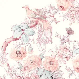 Laura Ashley Birtle Blush Pink Floral Matt Mural