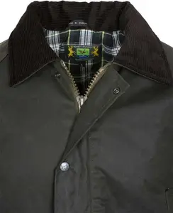 Hunter Outdoor Men's Horseman Wax Jacket - Olive