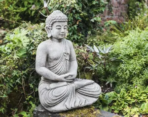 Small Stone Buddha Garden Statue