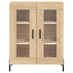 Stonefort Display Cabinet Sonoma Oak