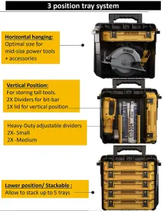 DeWalt 18v DCS565N XR Brushless Compact 165mm Circular Saw + Toughsystem Case