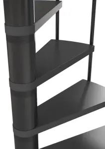 Spiral Staircase Dolle Calgary Anthracite 140cm