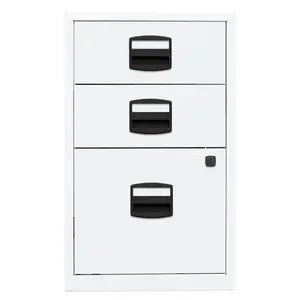 41.3cm Wide 3 -Drawer File Cabinet White