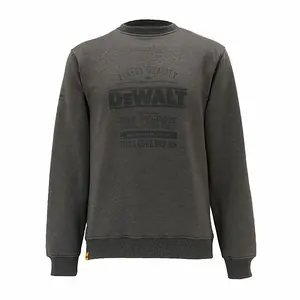 DeWalt Delaware Crew Neck Sweatshirt Jumper Grey - 2XL