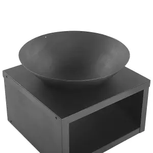 Charcoal Fire Pit Black TANARA