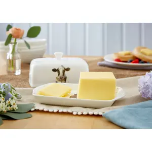 Wrendale Designs Covered Butter Dish (Cow)