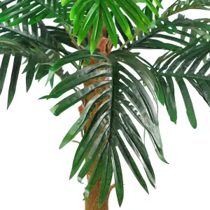 130cm Artificial Princess Palm Tree Natural Trunk