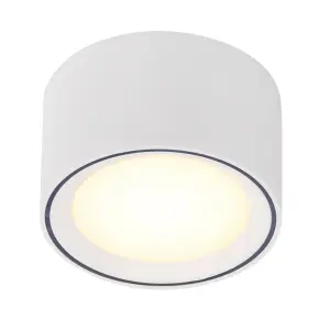 Nordlux Fallon Surface Indoor Kitchen Dining Hallway Downlight In White/White (Height) 6cm