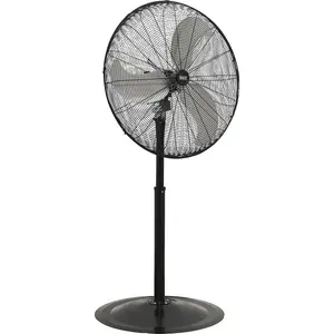 Industrial 30" Oscillating Pedestal Fan - 3 Speed - High Velocity - Guarded