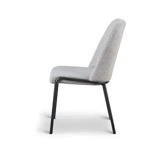 Duneany Upholstered Dining Chair (Set of 2) Light Grey