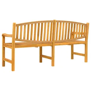 Berkfield Garden Bench 179.5x60x90 cm Solid Teak Wood