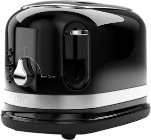 Ariete ARPK31 Moderna Kettle & Toaster Set, 1.7 Litre Kettle, 2 Slice Toaster, Black