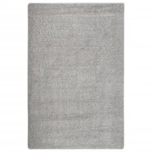 Berkfield Shaggy Rug Light Grey 200x290 cm Anti Slip