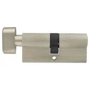 Securit Anti-Bump Euro Thumbturn Cylinder 35/35 (70mm) Nickel with 3 Keys