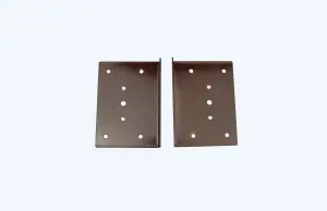 Windowparts Cabinet Hinge Repair Bracket - Brown - Without Hole - 125568