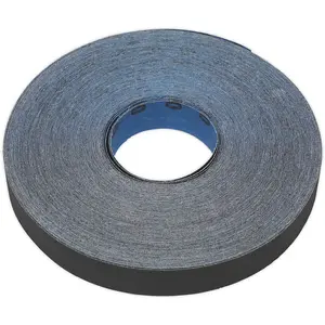 Blue Twill Emery Roll - 25mm x 25m - Flexible & Tear Resistant - 40 Grit