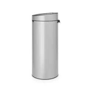 Brabantia 30 Litre Touch Bin Metallic Grey