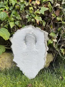 Tree Trunk Stone Wall Garden Plaque