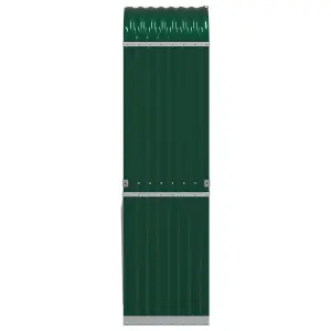 Log Holder Green 40x45x170 cm Galvanised Steel