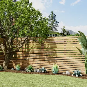 Pine Wood Garden Fence Panel Privacy Picket Fence Panel 6x6ft