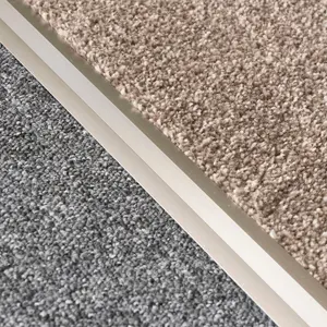 Anodised aluminium z edge carpet profile door floor bar trim 1000mm x 35mm c69 inox