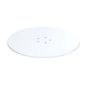 Matt White 90mm Brass Replacement Shower Waste Cover