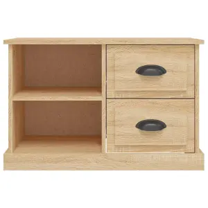 Berkfield TV Cabinet Sonoma Oak 73x35.5x47.5 cm Engineered Wood