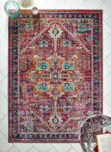 Origins Granada  Red Rug 67 X 200